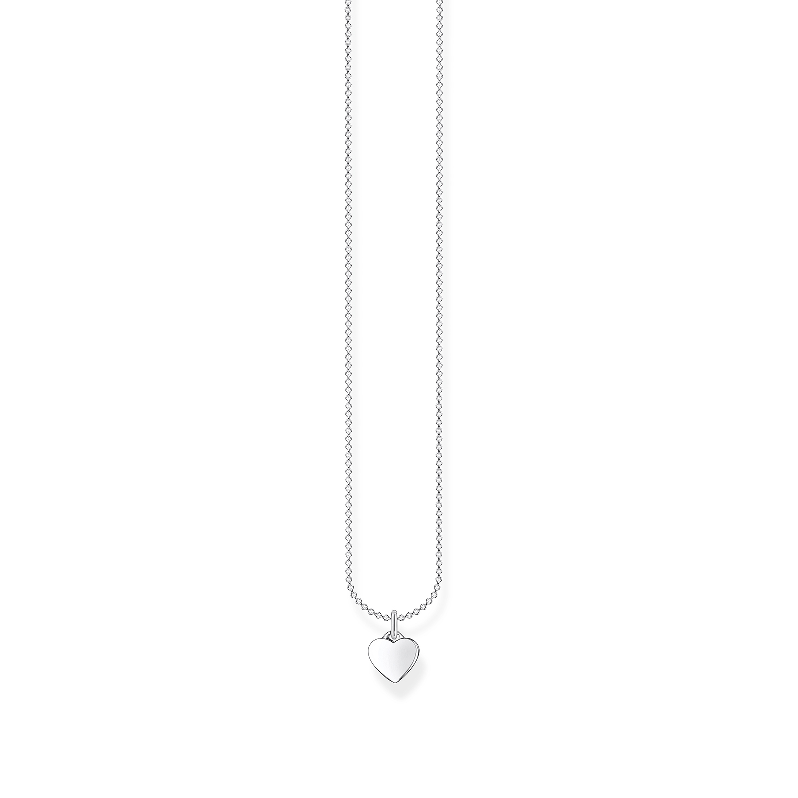 Thomas Sabo Sterling Silver 38-45cm Heart Pendant